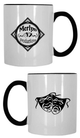 Merlyn Productions Two-Tone Halo Ceramic Mug